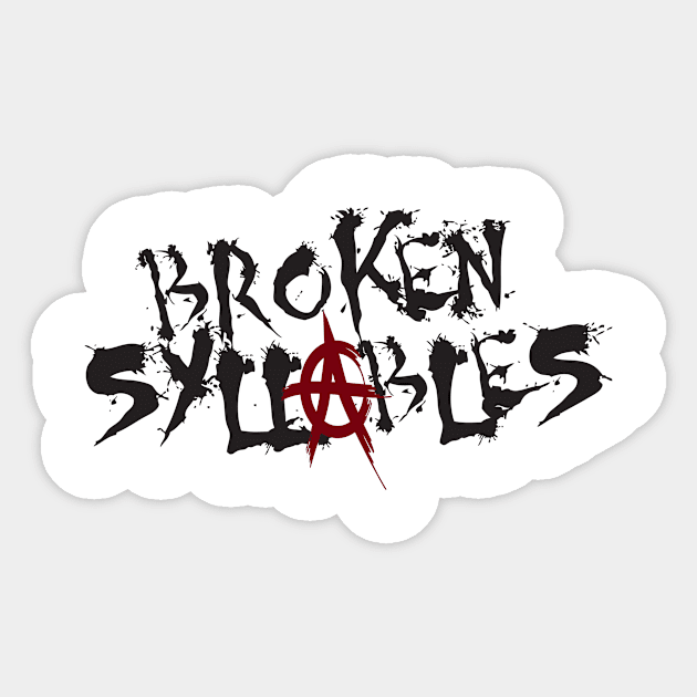 Broken Syllables Design1 Sticker by CRAE